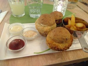 Magic burger night! at Vegan Express in South West London