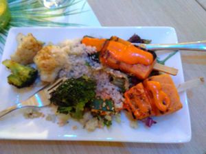 Mixed grill - v nice at Vegan Express in South West London