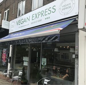 Shop front  at Vegan Express in South West London