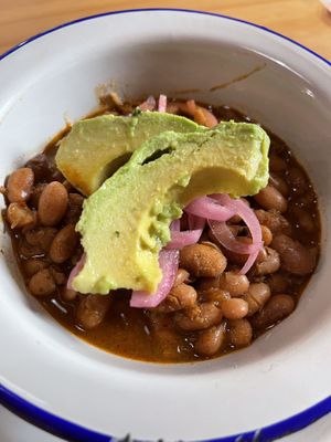 Beans & rice  at Tlaolli in Indianapolis