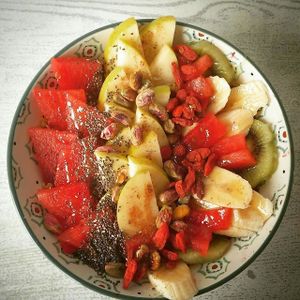 acai bowl, full of goodness at Zumoso Bar in Tarifa