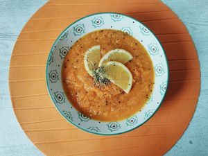 homemade soups! at Zumoso Bar in Tarifa