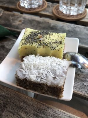 Cakes  at Café Vert in Lyon