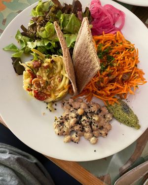 Main plate  at Café Vert in Lyon