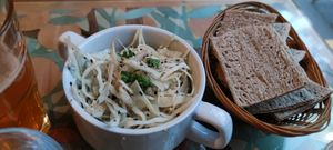Entre. White cabbage salad. at Café Vert in Lyon