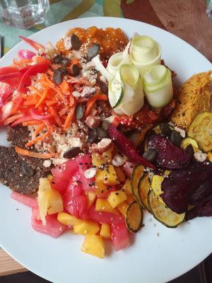 Raw plate from Café Vert. Delicious ! at Café Vert in Lyon