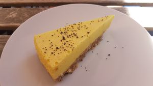 Lemon pie  at Café Vert in Lyon