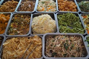 food selection at Thanh Tam 2 in Qui Nhon