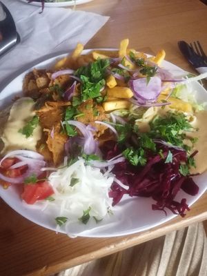 Seitanteller at Lawinia Grillhaus in Hildesheim