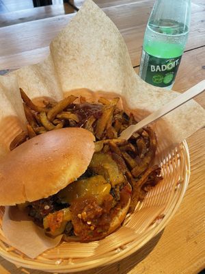 Very greasy  at Holy Moly in Rouen