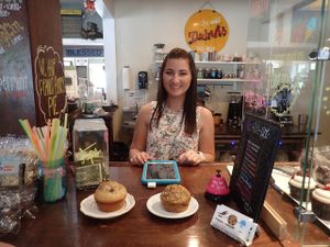 Service with a smile. at The Talented Cookie in High Springs