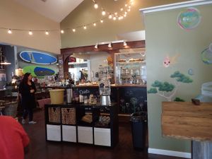 The counter. at The Talented Cookie in High Springs