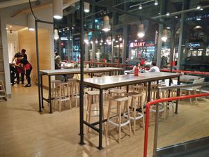 inside at Basil Box in Toronto