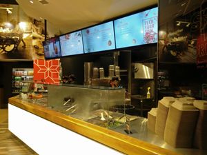 inside at Basil Box in Toronto