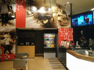 inside at Basil Box in Toronto