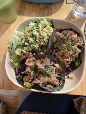 Jackfruit tacos  at Pure Ktchn in New York City