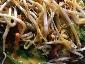 Rainbow salad  at Pure Ktchn in New York City