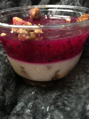 Pink dragon cheesecake at Pure Ktchn in New York City