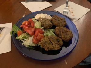 Lentil Falafel at Label Bar in Madrid