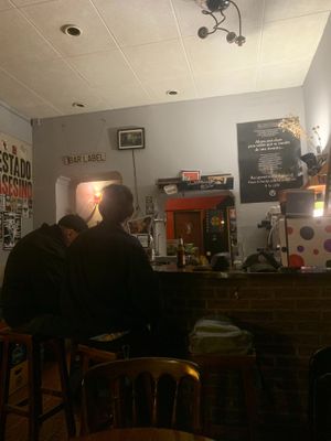 Interior at Label Bar in Madrid