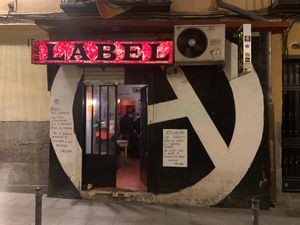 Exterior at Label Bar in Madrid