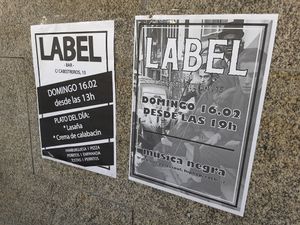 menu of the day on Sundays at lunch at Label Bar in Madrid