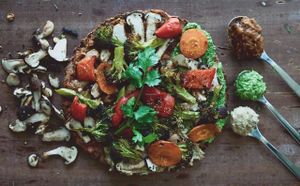 Some days you just need pizza. Wholey Wonder's pizza is a health friendly choice.  at Wholey Wonder in Penang