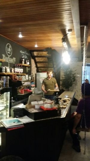barista at Wholey Wonder in Penang