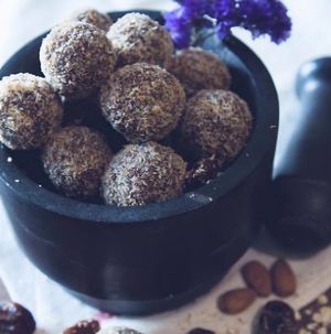 Some healthy home made bliss balls of Wholey Wonder! at Wholey Wonder in Penang