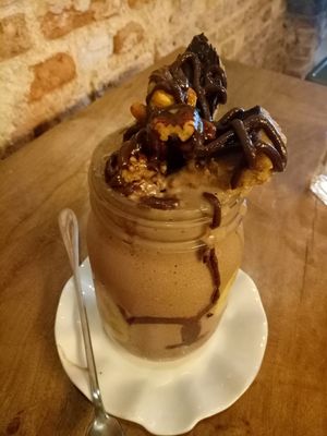 Chocolate Chia Dessert w/ Black Horse at Wholey Wonder in Penang