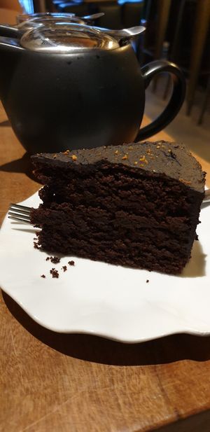 chocolate Orange cake at Wholey Wonder in Penang