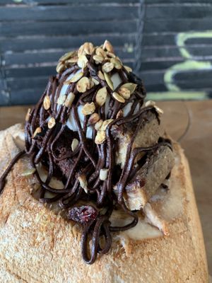 smoothie bowl (dessert) at Wholey Wonder in Penang