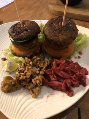 Burger. It was not enough to fill you up  at Wholey Wonder in Penang