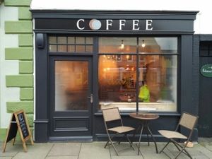 Shop front. at The Moon and Sixpence in Cockermouth