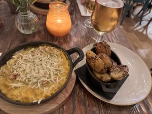 Vegan Mac and cheesee  at Cena Trattoria in Yarm