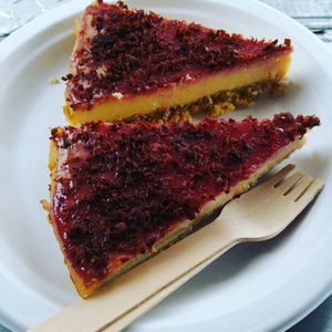 Cheesecake at Absolutely Vegan in Burton Upon Trent