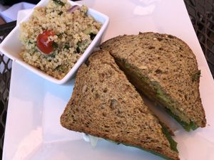 Probiotic Tempeh  at Plant Food Supper Club in Idyllwild