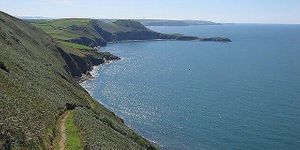 Ceredigion Coastal Path at Penrhiw Vegetarian Bed & Breakfast in Llanafan