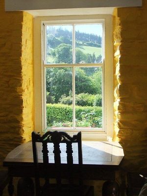Snug view at Penrhiw Vegetarian Bed & Breakfast in Llanafan