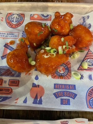 Cauliflower buffalo wings (THE BEST)  at BrewDog in Aberdeen