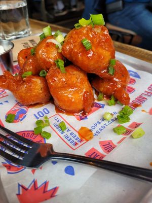 Cauliflower wings at BrewDog in Aberdeen