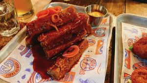seitan wings  at BrewDog in Aberdeen