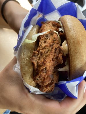 Hot chickn at The Southern V in Nashville