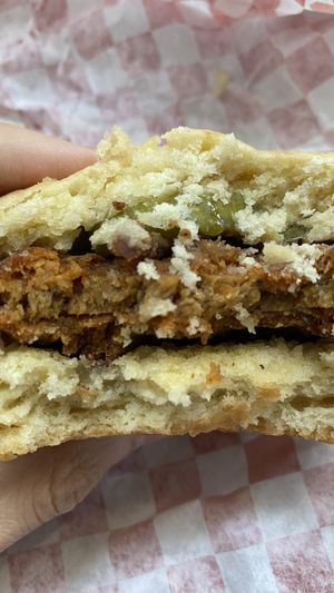 Nashville hot biscuit   at The Southern V in Nashville