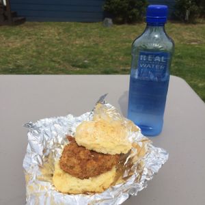 chick'n biscuit at The Southern V in Nashville