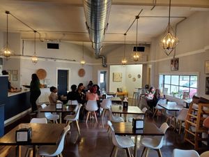 inside of restaurant at The Southern V in Nashville