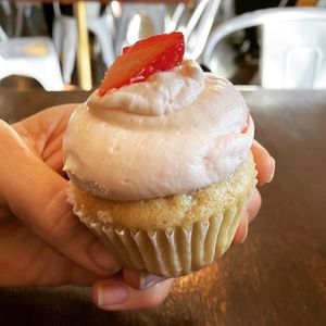 Vanilla cupcake  at The Southern V in Nashville