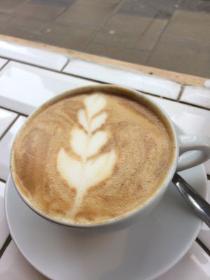 soya latte at The Missing Bean in Oxford