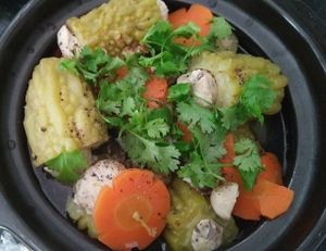 bitter cucumber soup at Thanh Tam in Qui Nhon