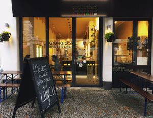 the store from outside at Giorgio Lombardi in Berlin